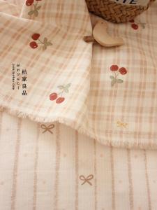 Vải Khăn Tắm Cotton 100% Nguyên Chất Cấp Mẹ Và Trẻ Em Vải Hai Lớp Tay Làm Thủ Công Vải Chăn Màn Giường Vải Vải