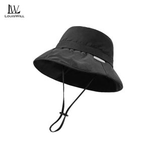 LouisWill Sun Cap Fisherman Hat Sun-proof Hat Casual Sun Hats Portable Fisherman Cap Large Brim Cap Sun Protection Cap UV Protection Hats for Summer Outdoor Travel