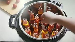 MonQiQi เตาทอดไร้น้ำมันสแตนเลส 304 เตาทอดแนวตั้ง สําหรับหม้อทอดไร้น้ํามัน เตาอบ BBQ บาร์บีคิวหม้อทอดไร้น้ำมัน