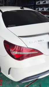 1PCS Car Rear Trunk Lip Spoiler – Soft Rubber Universal Tail Wing Automotive