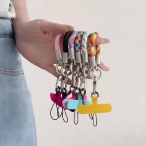 360 ° Dây Đeo Ngón Tay Xoay Hai Chiều Có Khóa Vòng Dây Đeo Điện Thoại Mini Chống Mất Móc Treo Điện Thoại Giúp Tăng Cường Độ Bám Và Tiện Lợi