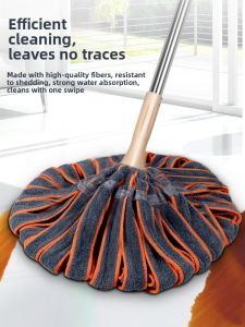 Hand Free Twist Dry Wet and Dry Mop Large Self-Wringing