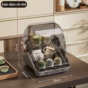 QIANQIN | Tổng Hợp Đựng Cốc Nhiều Lớp Chống Bụi Trong Suốt