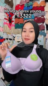 3Pcs Sorex Young Y 3322 | Bra Bh Remaja Art Y3322 Step 3 | Bh Remaja Busa Tanpa Kawat