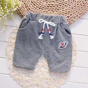Quần Short Denim Trẻ Em Mùa Hè Năm Điểm Bốn Mùa Thời Trang Trẻ Em Quần Cotton Cạp Vừa Thoải Mái Phong Cách Hàn Quốc