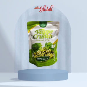 Roux Veggie Broccoli Crunch 50g - Keripik Sayur Brokoli Kering Healthy