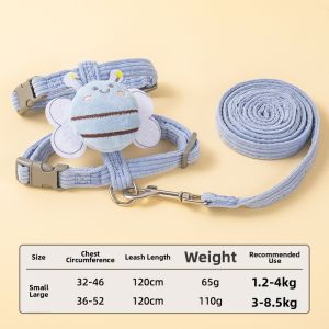 Petone dOrage | Cute Cartoon Hamburger Pet Harness Anti-escape Chest Strap