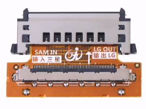 [NC]1Pcs FHD LVDS LVDS 51pin SAM Turn Cable Connector Cable Adapter Board[NC]