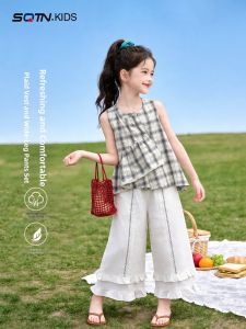 SQTN.KIDS | Trendy Korean Style Girls Summer Outfit 2 Pieces