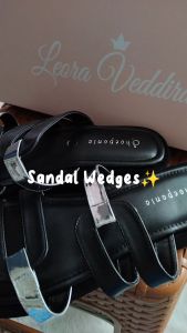Leora Veddira - Shoeponic - Sandal Wedges - Hak 4 cm - SPN Wedges Variasi - Sendal Dewasa Perempuan