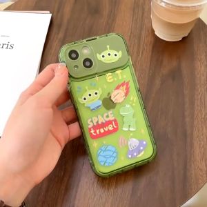 DEAMOR Case iPhone X XS XR 11 11 Pro Max 12 12 Pro 13 13 Pro: Aksesoris iPhone 13 Pro & Lotso Alien Mirror Stand