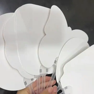 พัดกระดาษ พัดจีน ลงสี วาดรูป ล่อนสีได้ (พร้อมส่งจากไทย)