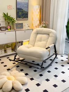 Claro Home rocking chair for balcony relaxation living room afternoon nap sofa rocking chair lazy person rocking chair