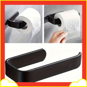 Self-adhesive Towel Rack Wall Mounted Bathroom Items Bathroom Towels Holder Hanger without punching toilet paper holder