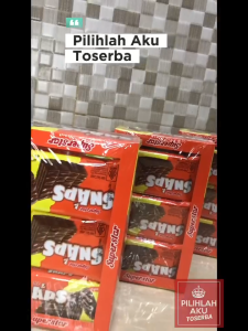 SUPERSTAR SNAPS TRIPLE CHOCOLATE - 1 box isi 12 pcs (HARGA PER BOX)