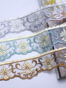 Sofa Bedspread Curtain Edging Skirt Swing Decoration Accessories Mesh Embroidery Lace Embroidery Chair Cover Tablecloth Lace