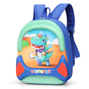 Cute 3D Childrens Backpack for Nursery School Boys And Girls Kindergarten Bookbag Double Shoulder Bag for Toddlers Aged 3-6