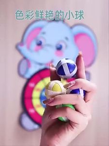 Montessori Dart Board Target Sports Game Toys For Children 4 To 6 Years Old Outdoor Toy Child Indoor Girls Sticky Ball Boys Gift