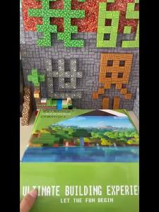 minecraft toys Compatible with LEGO building blocks Children birthday GIFT My World Magnetic Square Magnetic Smart Phone Holder Iron Stone Building Blocks Puzzle Assembled Boy Toy Children Gift