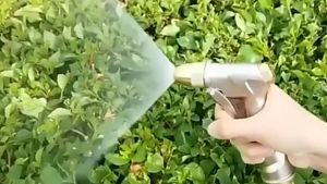Vòi Xịt Rửa Xe Hơi Ô Tô Hợp Kim Thép Màu Bạc Có Nhiều Chế Độ Dùng Tưới Cây Rửa Nhà Cửa