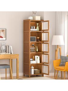 MOLORE | Space Saving Bamboo Bookshelf Multi-layer Storage Shelf