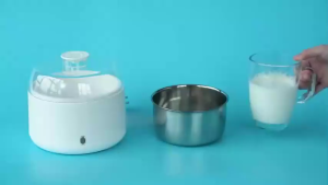 1.2L Yogurt Maker Machine Full Automatic Multifunction Household DIY Stainless Steel Container
