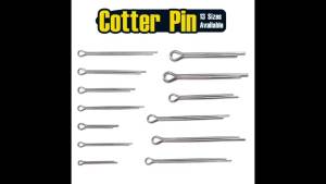 Chốt Chốt Bằng Thép Không Gỉ 10-50 Chiếc Bộ Chốt Khóa Chống Gỉ Cho Xe Kéo Trục Xe Ô Tô 13 Kích Cỡ Có Sẵn