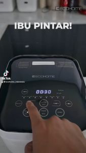 ECOHOME Rice Cooker Low Carbo ELS888 1.2L Capacity Penanak Nasi Serbaguna Low Watt