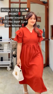 DASTER KIMONO CRINGKEL MURAH PAKET 3 PCS CUMA 90 RIBU