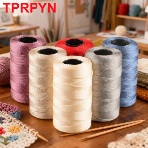 1Pc 100g 230M Ice Silk Bright Yarn Thin Ice Blended Braided Thread For DIY Hand Knitting Crocheting line Bag Hat Handbag shoe