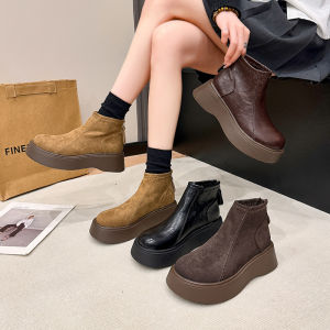 Fashion Ankle Boots:Features a slip-resistant sole and cozy fur lining. ldeafor work and social eventsMartin boots fashion boots