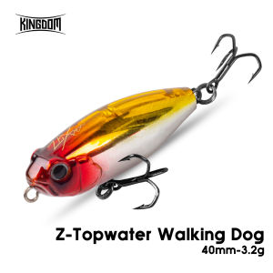 Kingdom Floating Pencil Fishing Lure 40mm 3.2g Topwater Hard Wobblers Z-action Artificial Hard Bait For Trout Bass Pike Fishing