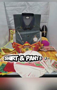 Ancestor Hamper (Male) Easy to Carry All-in-One Bundle with Prayer Script 7th month Prayer Praying Set Qing Ming and Hungry Ghosts Festival Ching Ming Festival for Convenient Ancestor Praying Death Anniversary Praying Ceremonial Joss Paper Praying