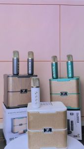 120W Portable Professional Karaoke Dual Microphone YS-213 Bluetooth Speaker Smart External Karaoke Device