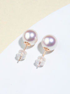 All-matching Akoya Sea Pearl Earrings 18K Gold