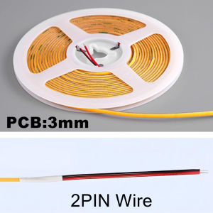 3MM Ultra Thin COB LED Strip 5V Colorful Dimmable 3000K 4000K 6000K High Density Flexible Light 400LEDs for DIY Home Decor Lamp