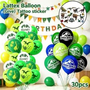 Jurassic Park Dinosaur Combination Brooch Sticker Paper Boxe Cartoon Style Birthday Decor Indoor Party Scene Arrangement Gift Se