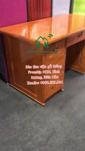 BÀN LÀM VIỆC GỖ THÔNG GHÉP 1M4 HÀNG CÓ SẴN GIAO TRONG NGÀY - BH 2 NĂM