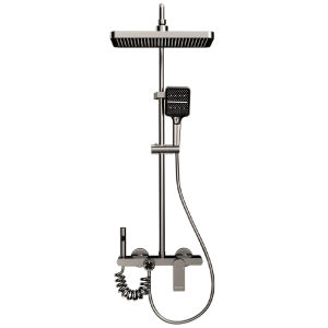 YALANDENG | Full Copper Shower Head Set with Boosting Pressure