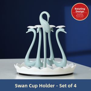 Rotatable Swan Style Cup Rack