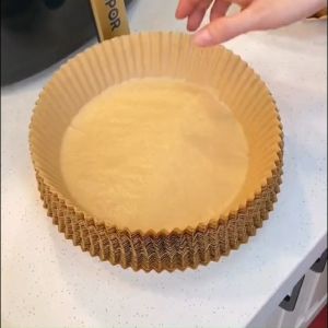 กระดาษพิเศษสําหรับหม้อทอดไร้น้ํามัน50ชิ้นกระดาษดูดซับน้ํามันและน้ํามันสําหรับใช้ในครัวเรือนจานบาร์บีคิวแผ่นรองในครัวเตาอบ