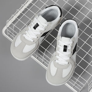 Retro Wide Head Mens Casual Sports Shoes Breathable Mesh Soft Bottom Flat Footbed Outdoor Leisure Rubber Sole round Toe