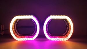 Mengenal Shroud Projie BILED Model O i6 Matrix 3 Inch 5D Glory Crystal Casing Shroud i6-O RGB Srout Srot