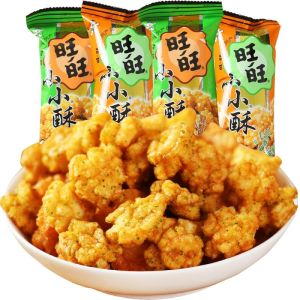 Wangwang Xiaoxiao Crispy 18g Pack Snacks for Snacks Snacks for Children with Chicken Rice Flowers Nostalgic Snacks