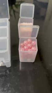 12/20Pcs Multifunctional Large Capacity Transparent Plastic Storage Box Set - Used for Storing Beads Jewelry DIY Accessory Box