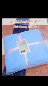 HANDUK BULU KARANG 2IN1 KECIL & BESAR UK 35X75 & 75X140