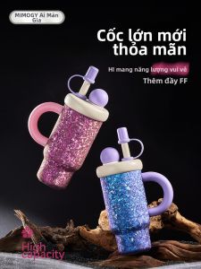 IMOGY | Aesthetic Titanium Thermal Tumbler with Straw