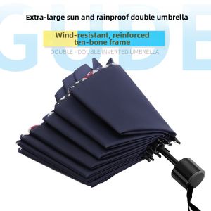 Ben.C | Large Wind-Resistant Sunproof Business Umbrella Foldable
