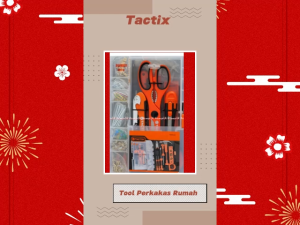 Tactix 14pcs Tools: Set Perkakas Rumah Berkualitas