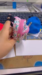 7.5cm Ransel Tas Boneka Labubu Mini Backpack Boneka Tas Boneka Ransel Utk Dollhouse Miniature Boneka Labubu Tas